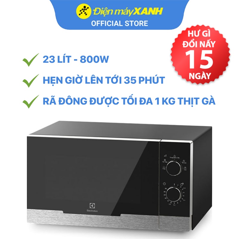 [Mã ELHADEV giảm 4% đơn 300K] Lò vi sóng Bluestone MOB-7708B 20 lít 1050 W - Chính hãng BH 2 năm