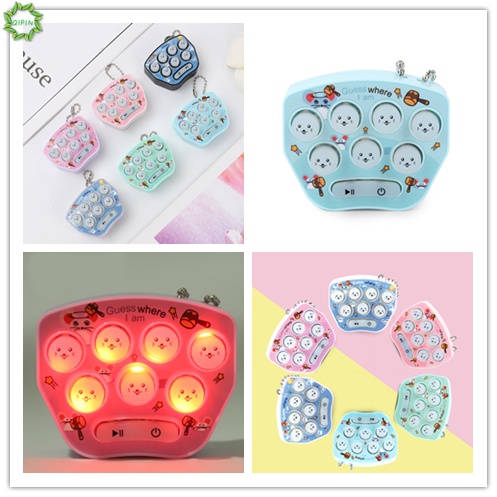 1 móc khóa đồ chơi mini xếp hình giảm căng thẳng cho bé