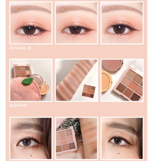 Phấn Mắt 9 Ô Peach C Soft Mood Eyeshadow Palette