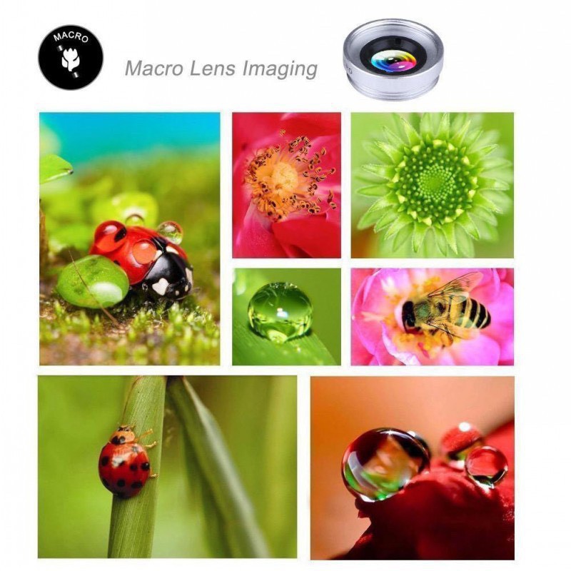Lens Chụp Hình Điện Thoại 3 Trong 1 Chất Lượng Hoàn Hảo [Home Mart]