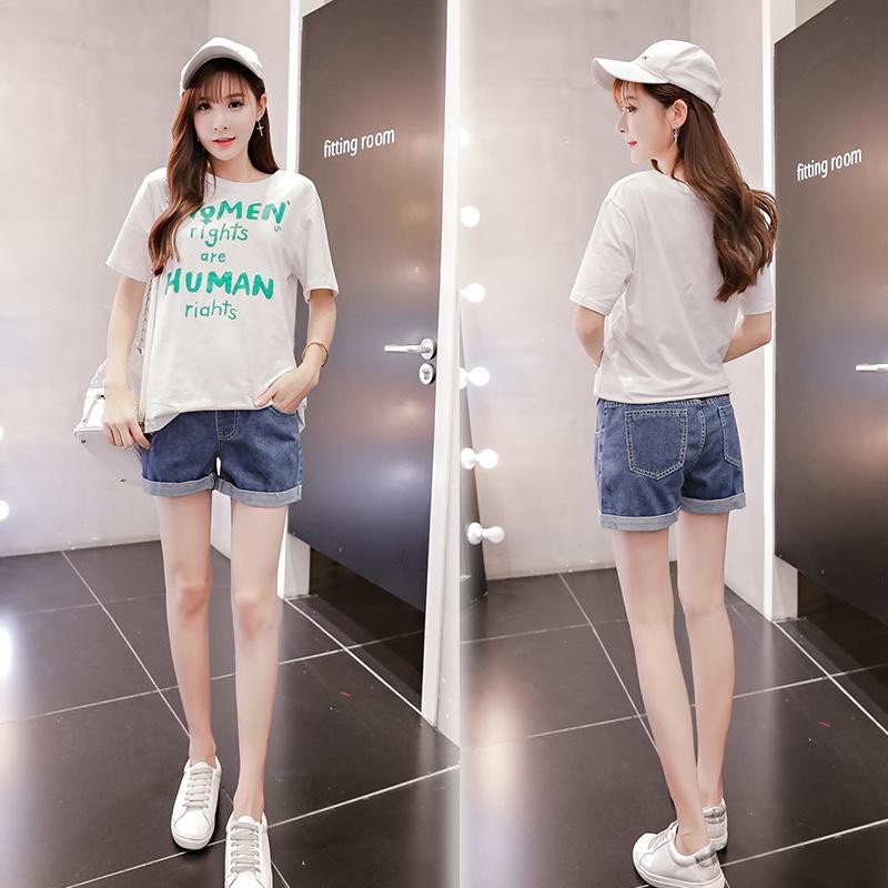 QUẦN BẦU SOOC JEAN THẬT mềm mịn co giãn tốt SB3079