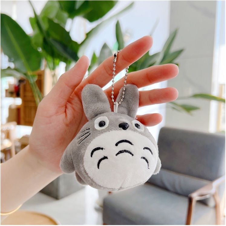 Gấu bông mini trang trí Gấu trúc Totoro cute, móc chìa khóa đa năng làm món quà xinh ý nghĩa tặng bạn bè người thân