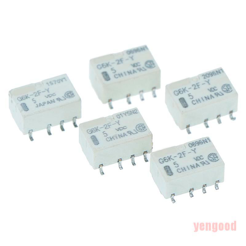 Rơ le tín hiệu DC 5V SMD G6K-2F-Y-5VDC 8 PIN cho Omron Relay