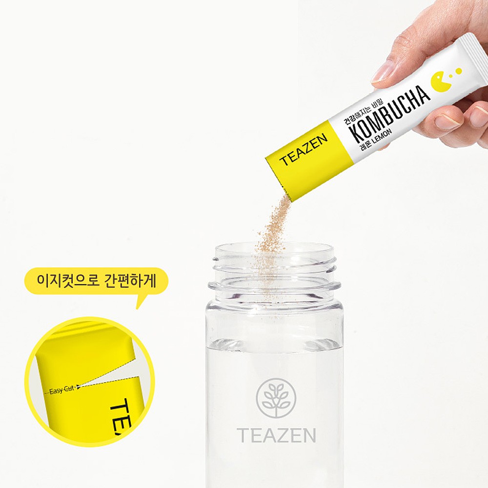 Trà Teazen kombucha thanh nhiệt, vị chanh giữ dáng cải thiện sức khỏe của BTS Jung kook Hàn Quốc