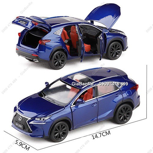 Xe Mô Hình Kim Loại Lexus Nx200t Tỉ Lệ 1:32 - JKM