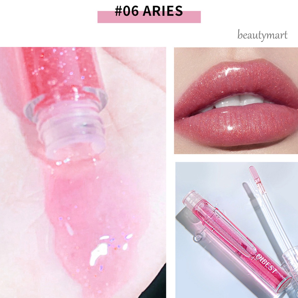 [Hàng mới về] Son bóng dạng lỏng trong suốt dưỡng ẩm lâu trôi dành cho nữ