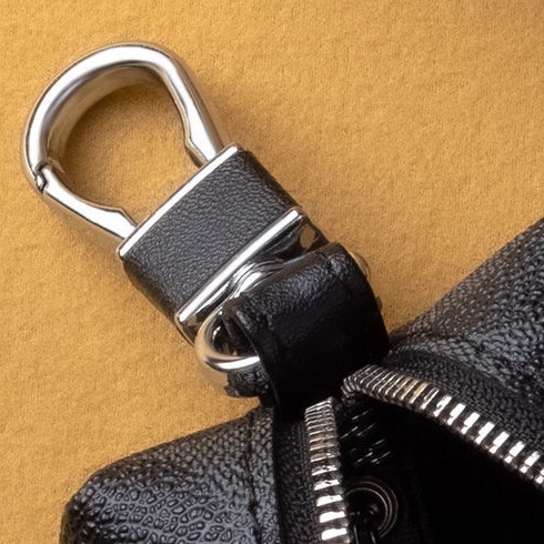 Hộp đựng chìa khóa ví đựng tiền xu tinh tế kiểu âu-style high-end small storage bag unisex zipper bag