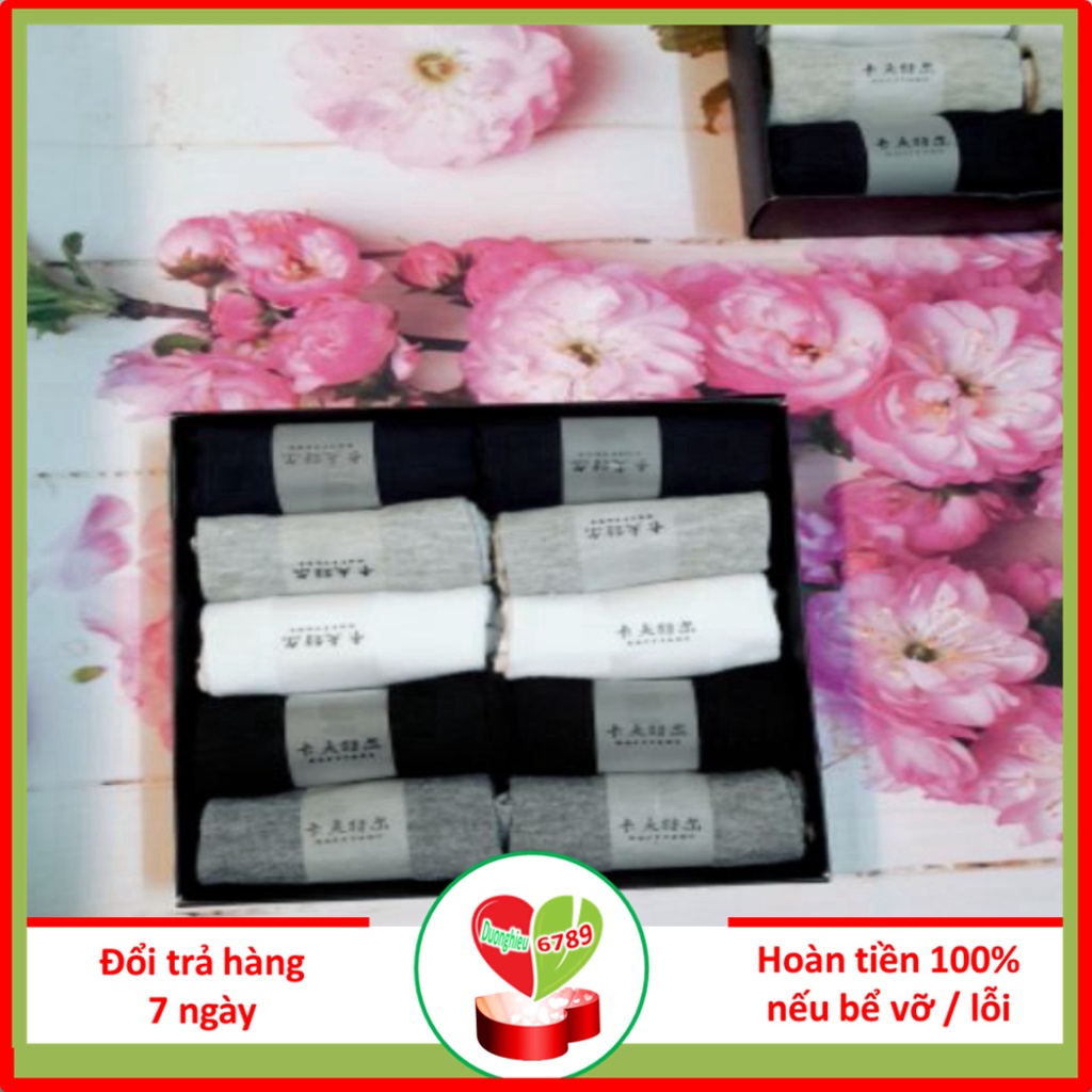 1 set 10 đôi tất NAM nano sợi tre Kaffdare Nhật Bản HÀNG NHẬP KHẨU, vớ nam nano chống hôi chân, tất sợi tre nam - Duongh