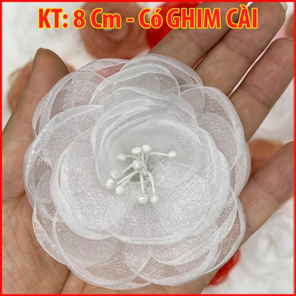 GOTI Tag Hoa Cài Áo Có Ghim Handmade Phụ Kiện Trang Trí Dành Cho Nữ - CH007 CH004