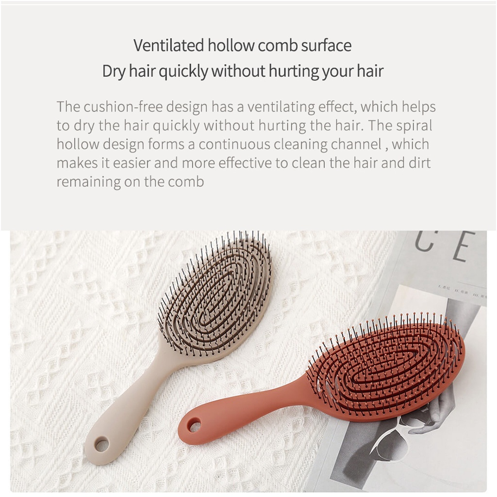 Xiaomi Youpin [Hàng mới về] Lược chải tóc massage da đầu   chất lượng cao tiện dụng
