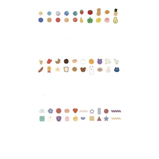 100 miếng stickers kiểu dáng dễ thương