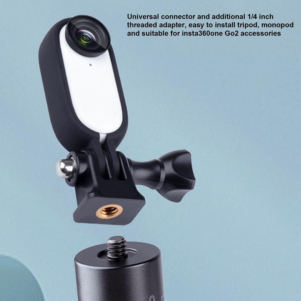 BEBETTERM Ốp Bảo Vệ Ren 1 / 4 Cho Insta 360 Go 2