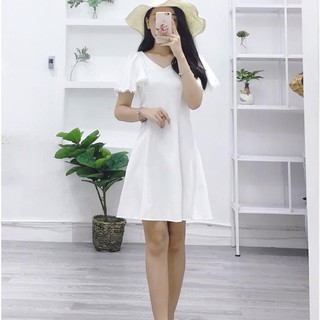[GIẢM GIÁ LẤY TƯƠNG TÁC] Váy trắng xinh đi chơi/ đi dạo phố/ đi đám cưới [ORANGE]