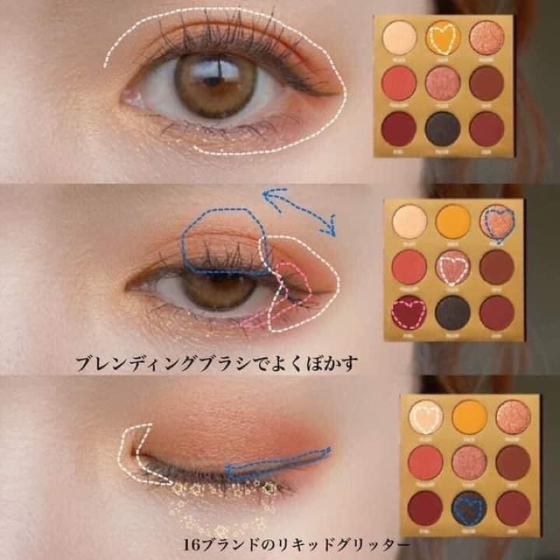 Bảng phấn mắt 9 ô COLOURPOP ORNATE EYESHADOW PALLET | BigBuy360 - bigbuy360.vn