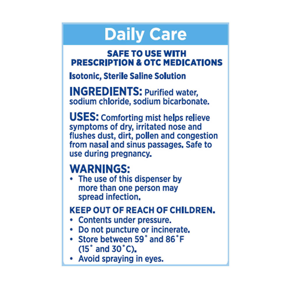 Xịt mũi dị ứng Simply Saline Nasal Mist Daily Care 381g của Mỹ