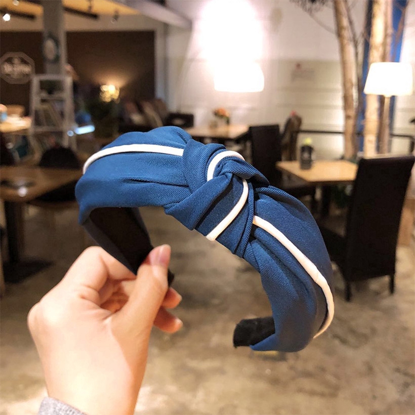 Băng Đô Cài Tóc Thiết Kế Nút Thắt Cổ Điển Phong Cách Hàn Quốc