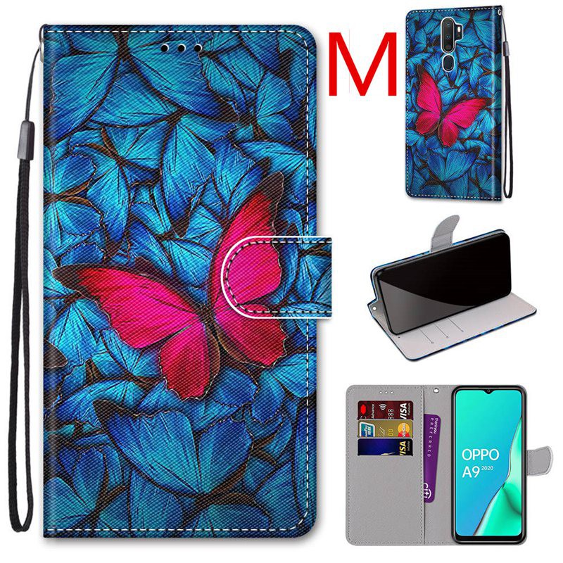 Cute Cat Butterfly Pattern Wallet Phone Case For Huawei Honor 9X Lite 10X Mate 40 Pro P Smart 2021 Y7A Y9A Leather Flip Back Cover