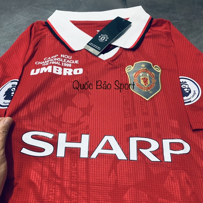 [VẢI THÁI] Bộ Áo bóng đá MU đỏ SHARP- Manchester United Classic