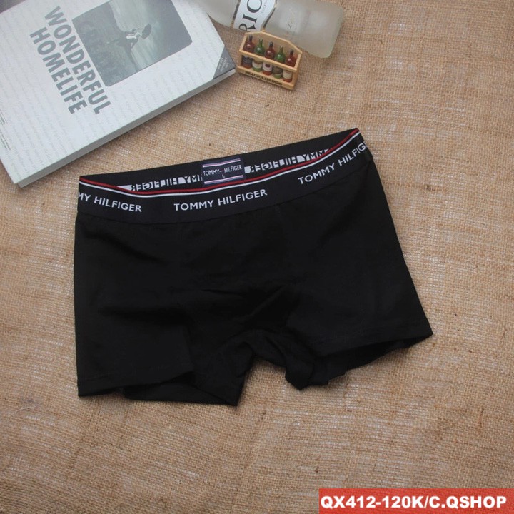 QUẦN BOXER NAM CAO CẤP THUN COTTON QX412