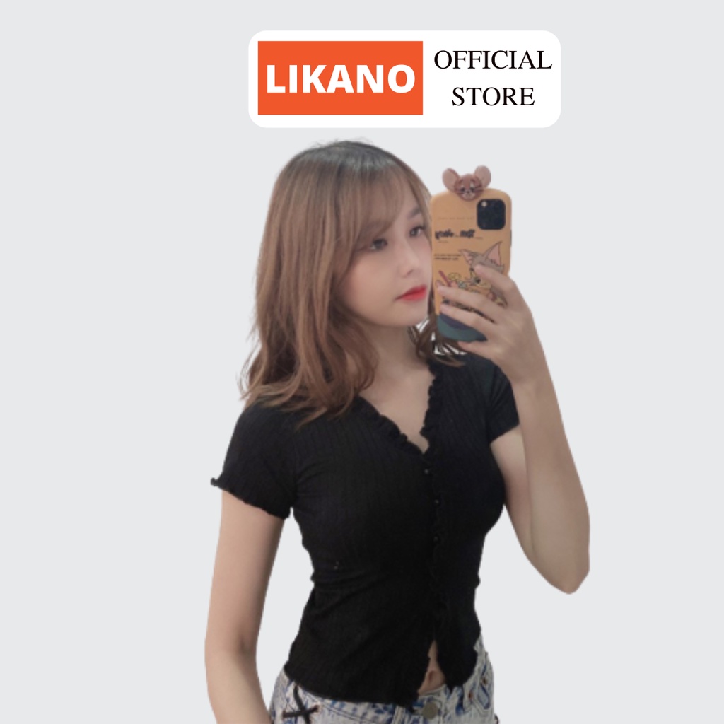 Áo croptop Jennie 4 màu LIKANO CRT70
