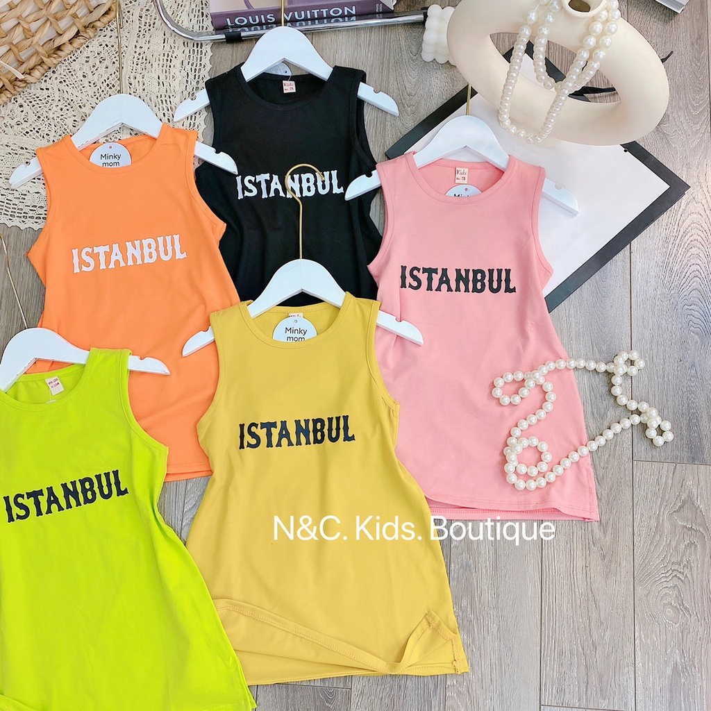 VÁY COTTON SÁT NÁCH BỐN MÀU CỰC XINH CHO BÉ ⚡ FREE SHIP⚡️