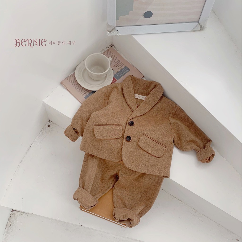 Bộ vest dạ Bernie cao cấp
