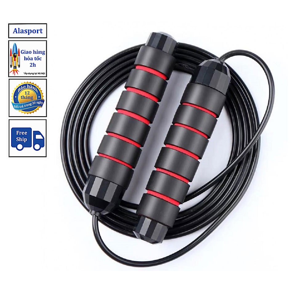 Dây Nhảy Tập Thể Dục, Dây Nhảy MUAY, BOXING Sợi dây Lõi Thép Cao Cấp 2,7m Siêu Rẻ Siêu Bền Có Thể Cắt Bớt Dây TT04