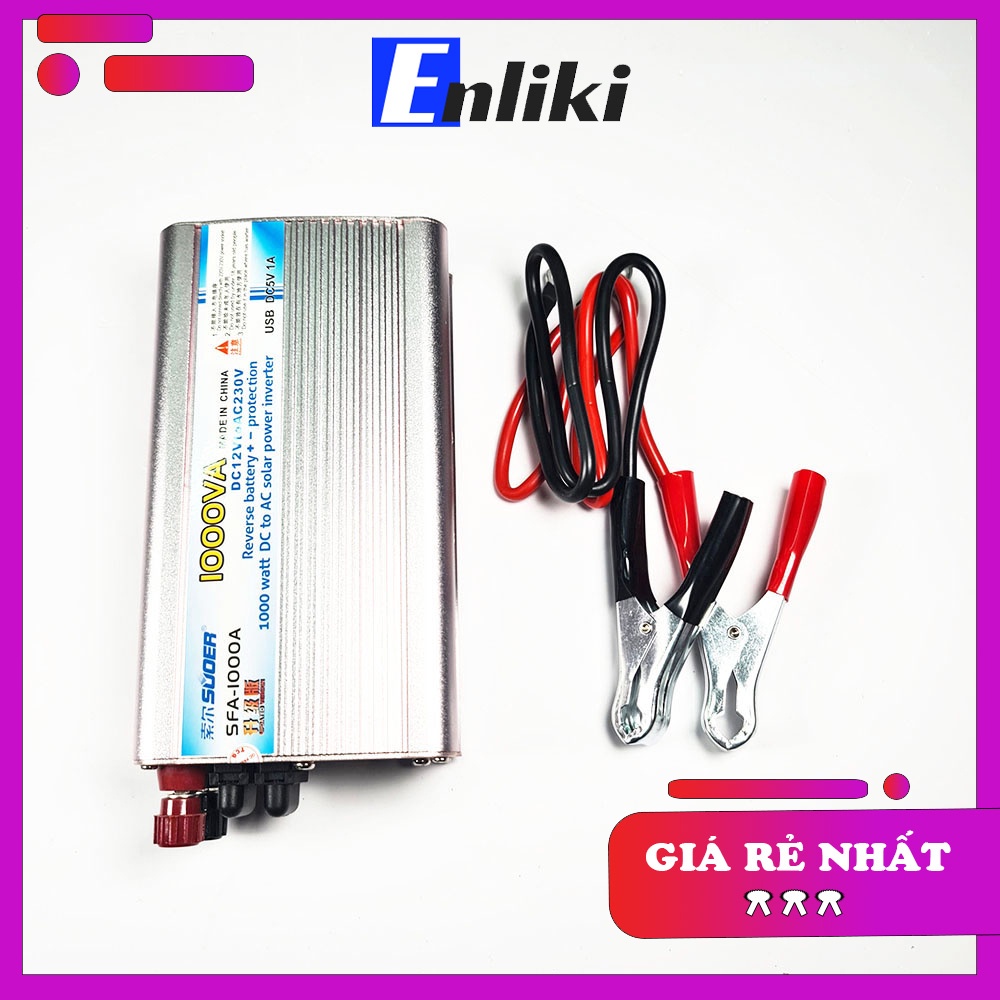 Inverter SUOER 12V 1000W SFA-1000A chính hãng