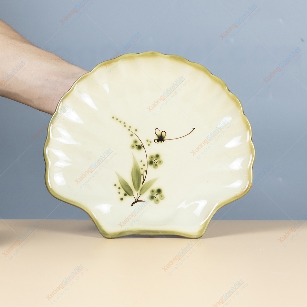 Bộ đĩa chuồn xanh nhiều mẫu - nhiều kích thước dễ lựa chọn cho bộ bàn ăn phù hợp với không gian sống