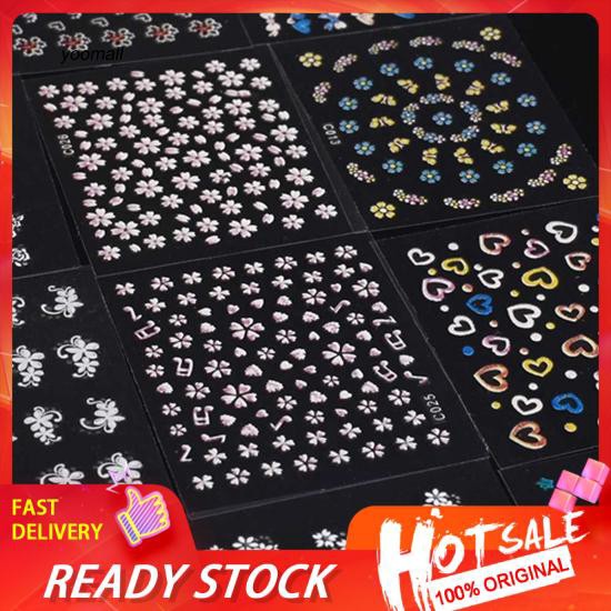 [Hàng mới về] Bộ 30 tờ giấy dán trang trí móng tay nghệ thuật