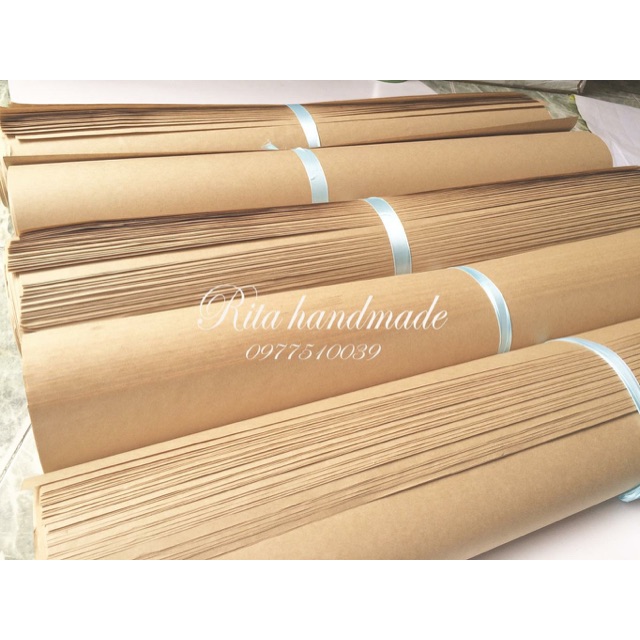 SET 10 TỜ GIẤY KRAFT (GIẤY XI MĂNG) 77*102.5cm