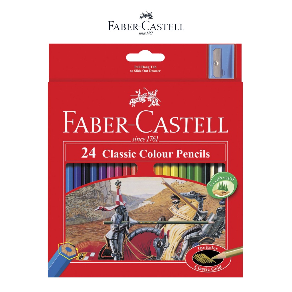 Chì Màu Khô Classic Knight Faber-Castell