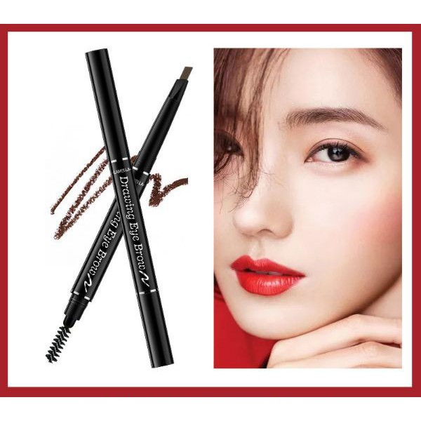 Chì Kẻ Mày Lameila Double Effect hai đầu chống nước bút chì kẻ mày nội địa Trung MD-EP03 | BigBuy360 - bigbuy360.vn