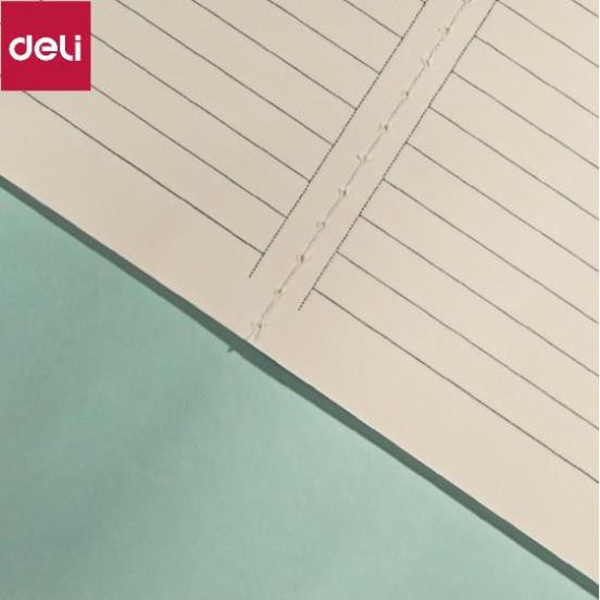 Sổ ghi chép khâu gáy A5 40 trang Deli - Vở kẻ ngang giấy chống lóa -  FA540 (Giao màu ngẫu nhiên)