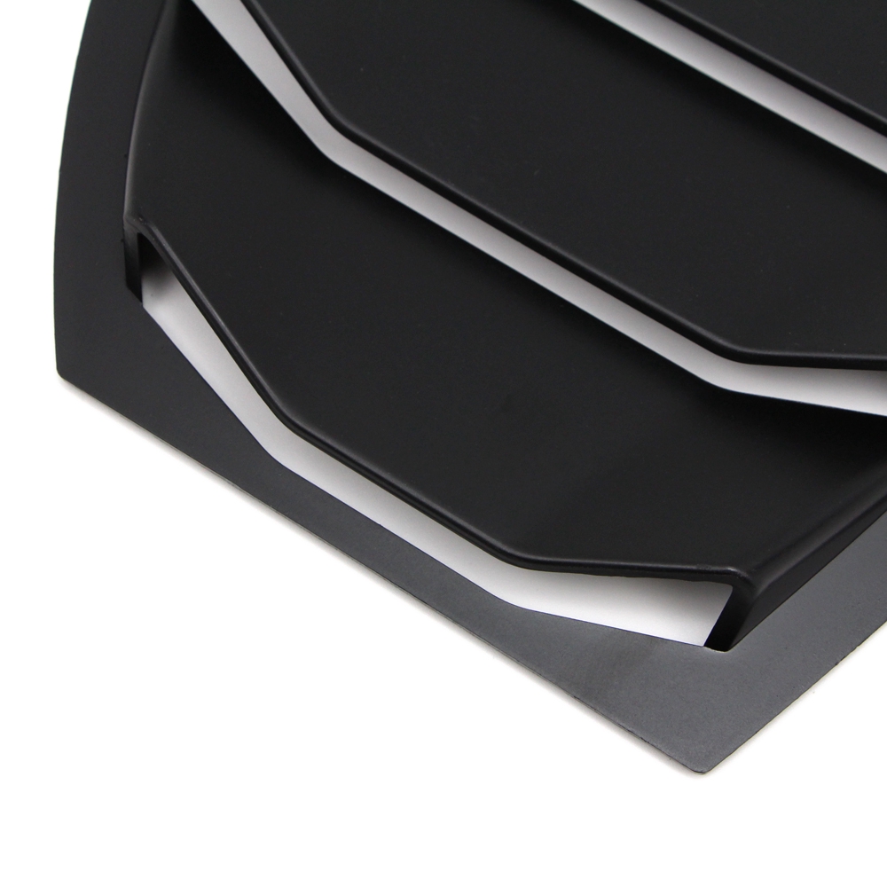 Ốp nhám màu đen thoát khí bọc cửa kính hông xe Mazda 3 Axela 2014 2015 2016 2017 2018