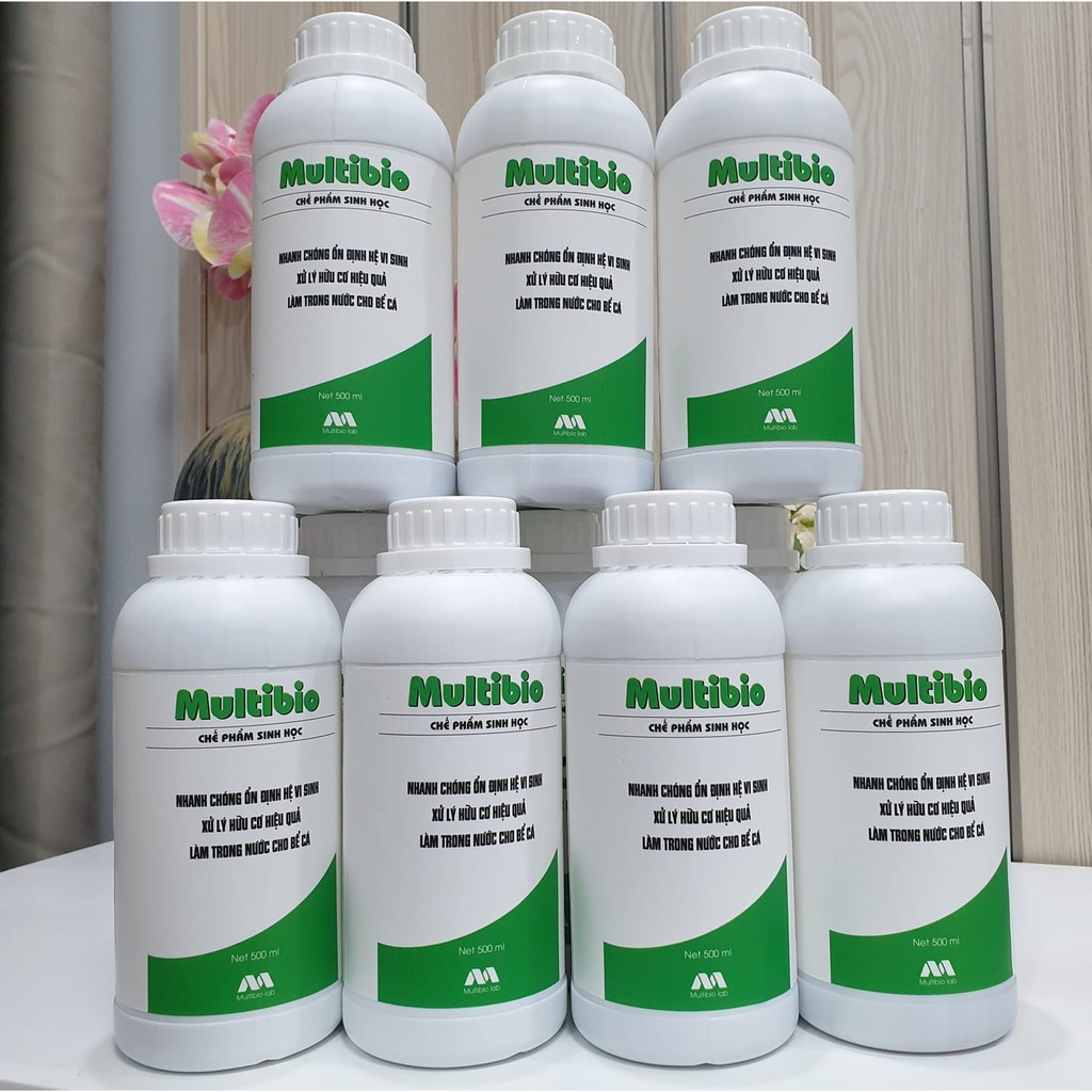 Vi Sinh MultiBio Sản Phẩm Hỗ Trợ và bổ sung vi sinh cho hồ cá hồ thuỷ sinh