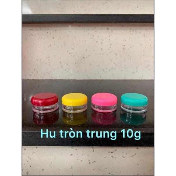 Hủ nhựa tròn và vuông 5g/10g - Hủ chiết mỹ phẩm