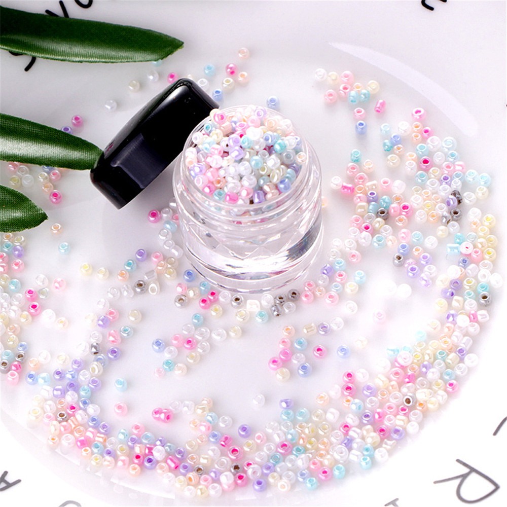 Túi 1000 Hạt Cườm 2 / 3mm Làm Trang Sức Thủ Công