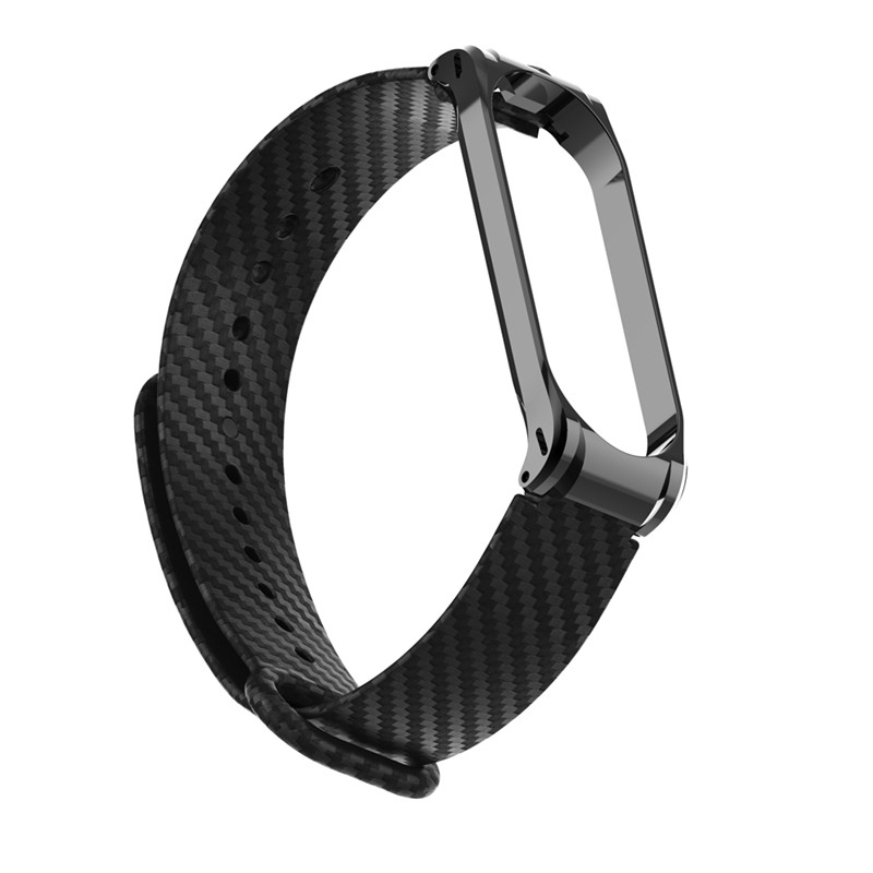 Vòng cổ tay cho Hiểu omi Mi Band 4 chuẩn bị các sợi cacbon Hồi phục dòng đã nén phần mềm.
