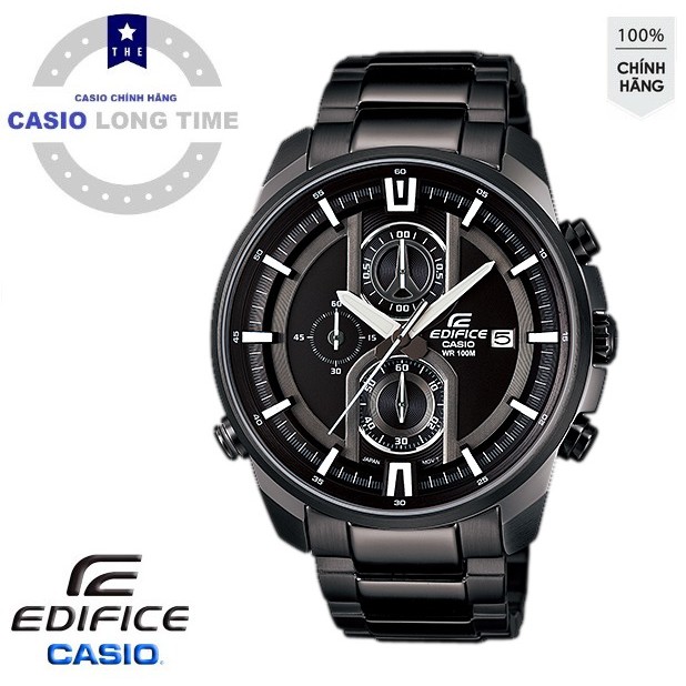 Đồng Hồ Nam Casio Edifice EFR-533BK-1AVUDF Dây Kim Loại - Nền Mặt Đen Nam Tính
