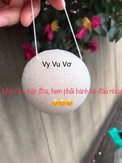 Mút rửa mặt Natural Konjac Puff