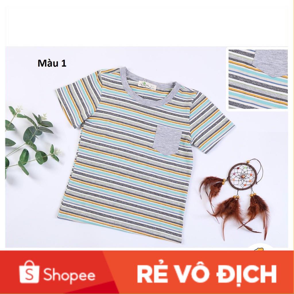 [COTTON 4 CHIỀU CỰC MÁT] Áo bé trai kẻ có cả size đại 9 -14. Cho bạn từ 26 - 45kg