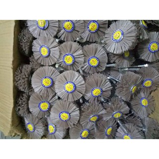 Combo 10 chổi chà nhám cước nhàn vàng