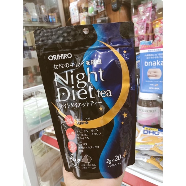 [Hàng_Nhật] Trà Đêm Night Diet Tea Ori.hi.ro Giảm Cân Nhật Bản