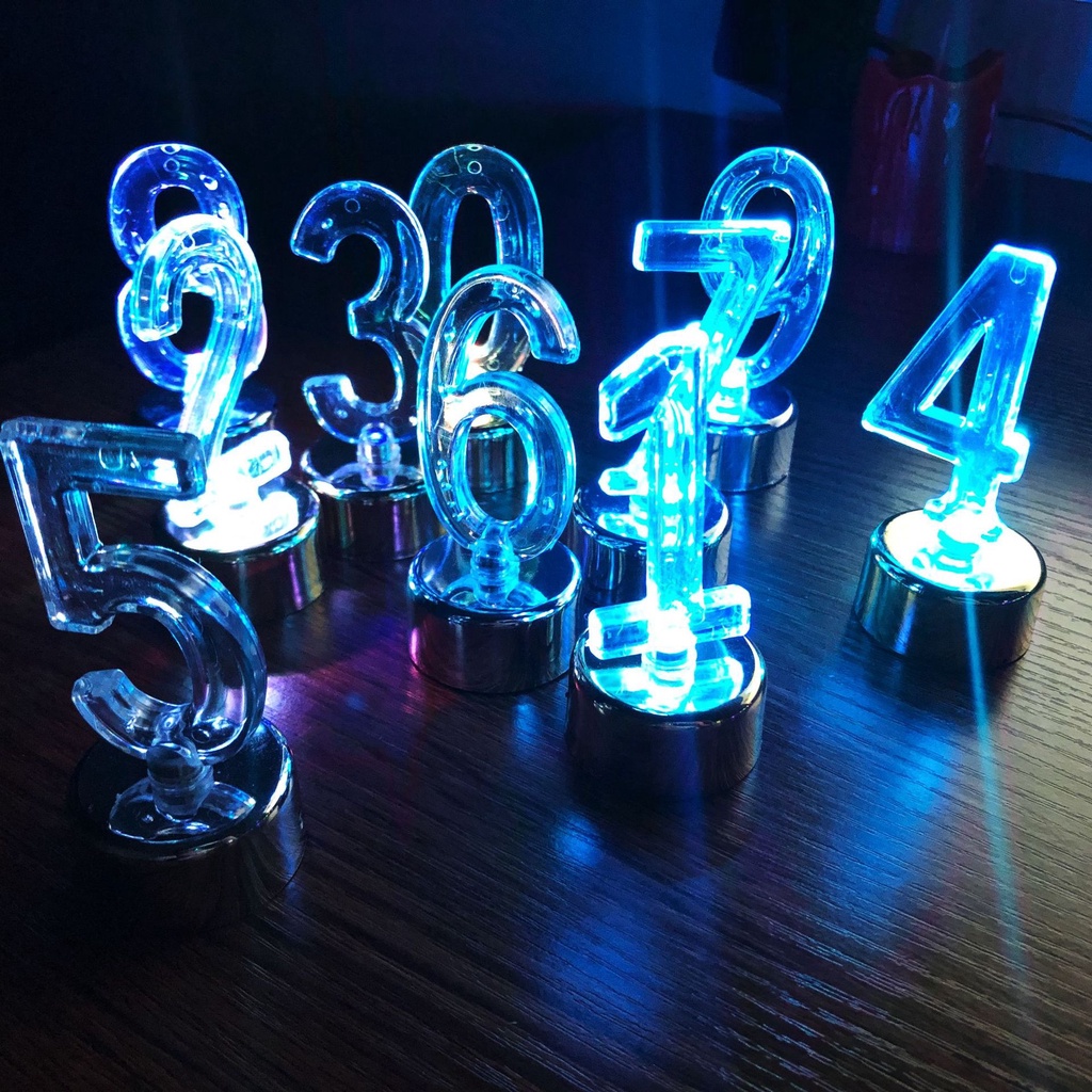 Đèn Led 3D 0-9 Chữ Số Tiện Dụng