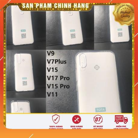 Ốp silicone dẻo trong suốt Tota đủ dòng Vivo V9 , V7Plus ,V15 , V15 Pro, V17 Pro , V11 PKTC