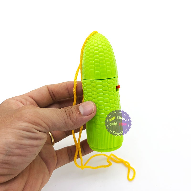 Đồ chơi quạt cầm tay hình trái bắp ngô dùng pin 868B