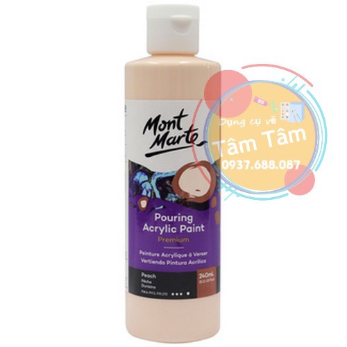 Mont Marte Premium Pouring Acrylic Paint, Màu Acrylic Pouring đăng lần 1/2-Dụng cụ vẽ Tâm Tâm