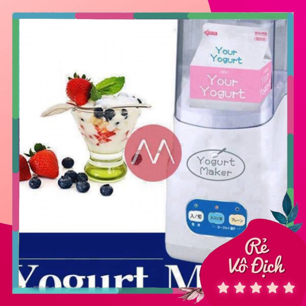 Máy Làm Sữa Chua, Máy Làm Sữa Chua Mini Nhật Bản Yogurt Maker Tại Nhà Cao Cấp, Chính Hãng