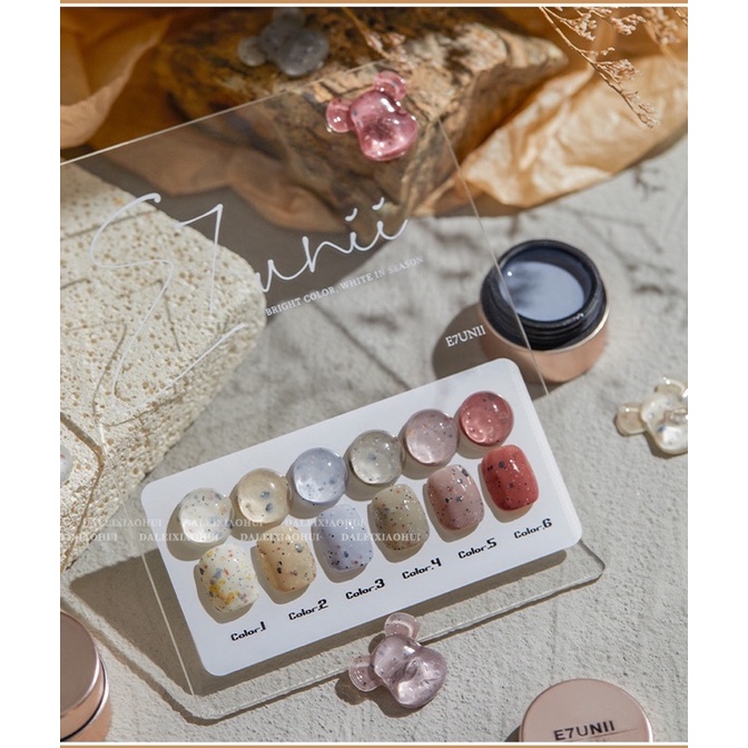 HOLIDAYNAIL Set 6 hủ sơn ngũ cốc e7unii